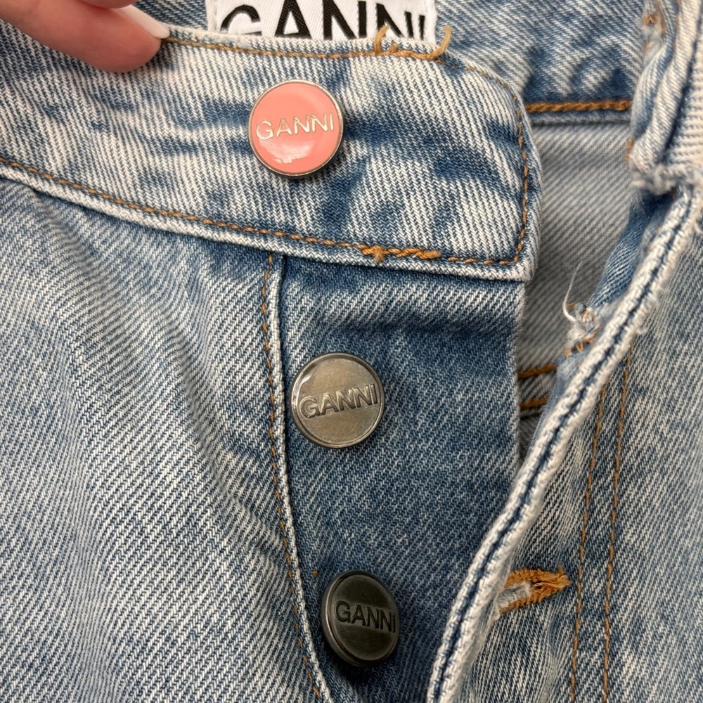 Ganni Classic Blue Denim Jeans - Picture 5 of 8